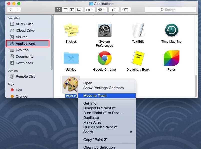 How to delete apps on mac that are open